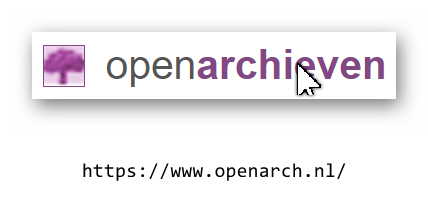 De website Open archieven