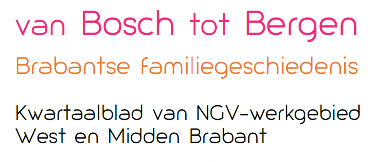 Kwartaalblad van NGV-werkgebied West en Midden Brabant 2021 nr 2