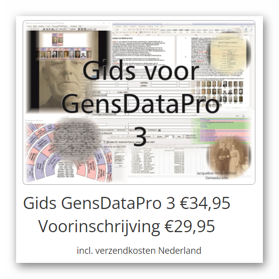 De Gids voor GensDataPro versie 3 is gereed