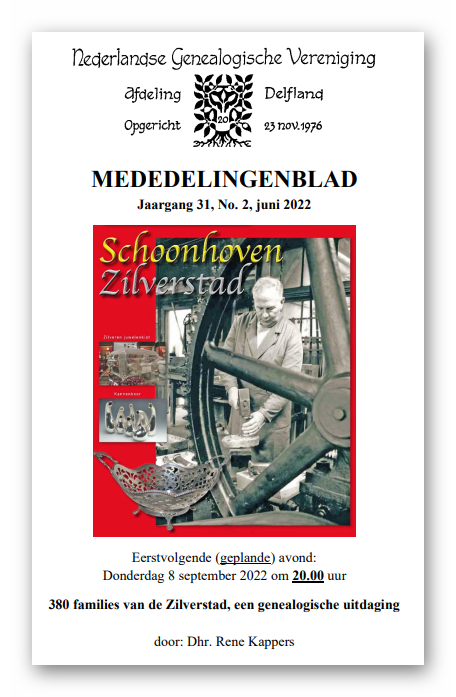 Mededelingenblad Delfland nr. 2, juni 2022