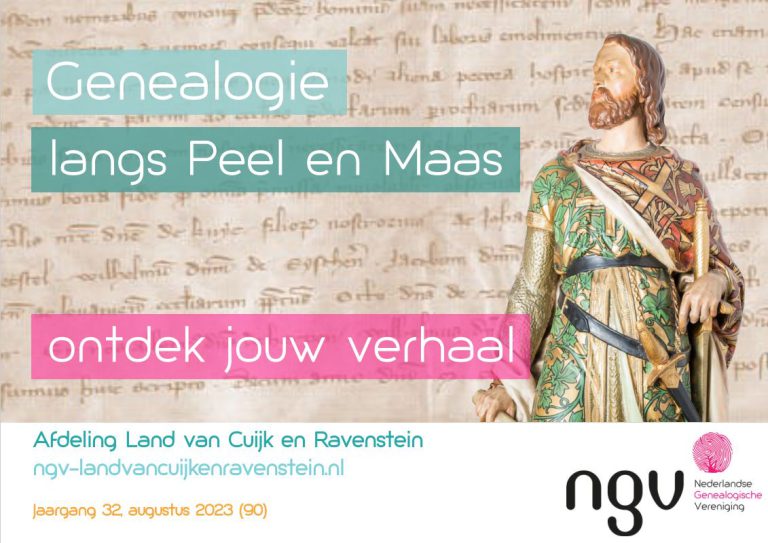 Genealogie langs Peel en Maas 2023 – 2