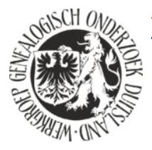 Werkgroep Genealogisch Onderzoek Duitsland – WGOD