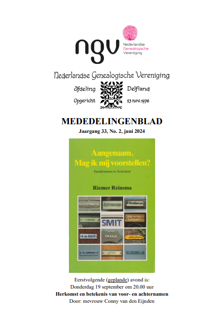 DFL – Mededelingenblad 2024-2