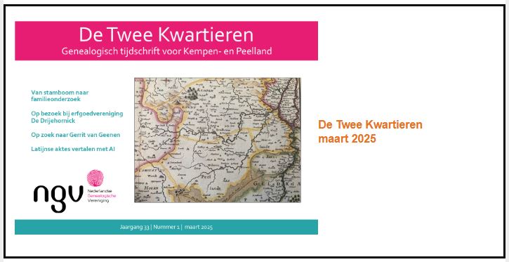 KPL – De Twee Kwartieren maart 2025