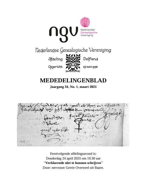 DFL – Mededelingenblad 2025 – 1